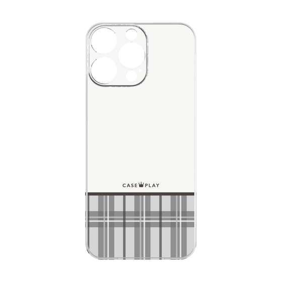 Premium Panel［ CASEPLAY Tartan Check - Gray ］