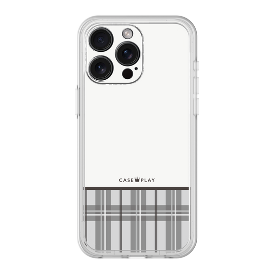 Premium Panel［ CASEPLAY Tartan Check - Gray ］