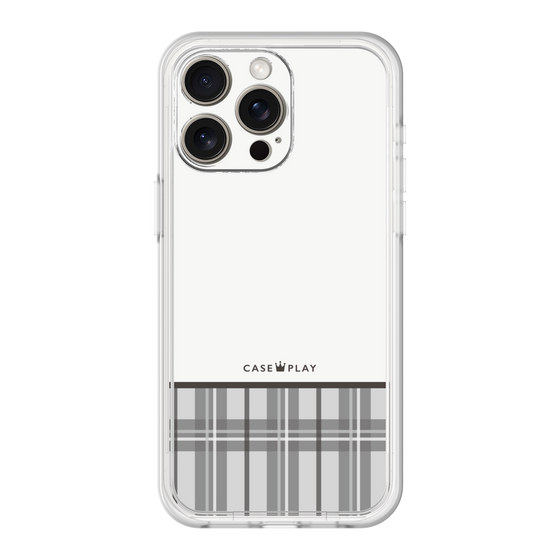 Premium Panel［ CASEPLAY Tartan Check - Gray ］