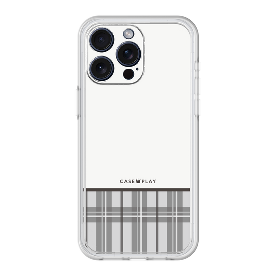 Premium Panel［ CASEPLAY Tartan Check - Gray ］