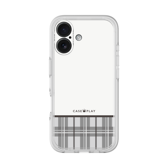 Premium Panel［ CASEPLAY Tartan Check - Gray ］