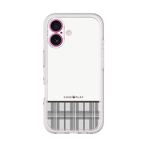 Premium Panel［ CASEPLAY Tartan Check - Gray ］