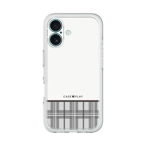 Premium Panel［ CASEPLAY Tartan Check - Gray ］