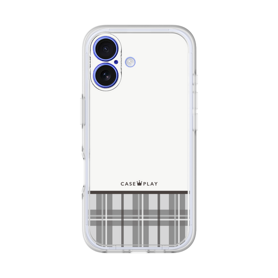 Premium Panel［ CASEPLAY Tartan Check - Gray ］