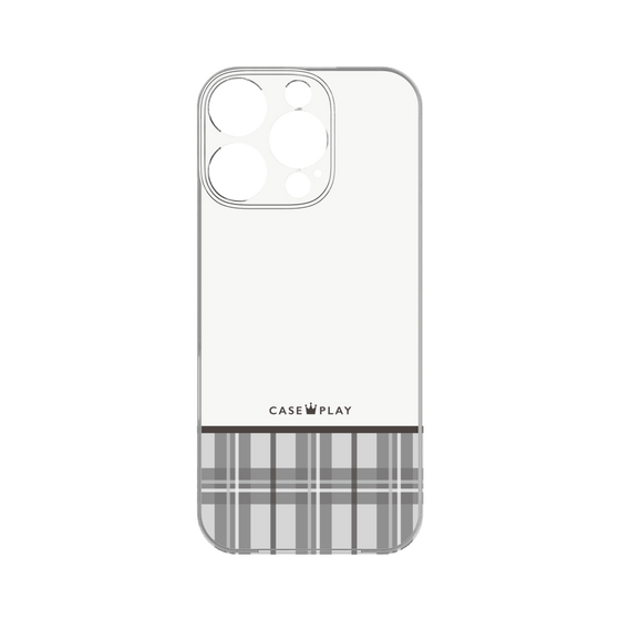 Premium Panel［ CASEPLAY Tartan Check - Gray ］