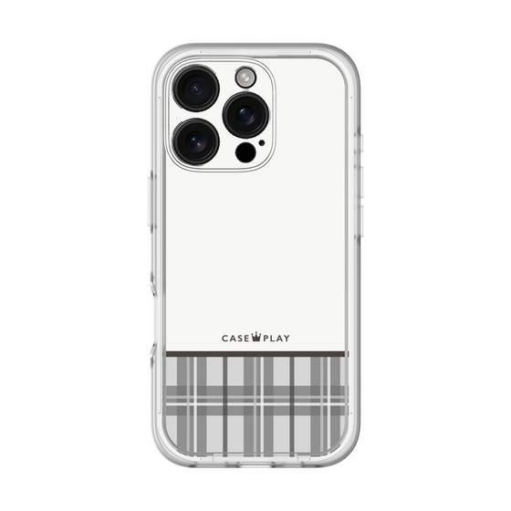 Premium Panel［ CASEPLAY Tartan Check - Gray ］