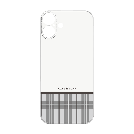 Premium Panel［ CASEPLAY Tartan Check - Gray ］
