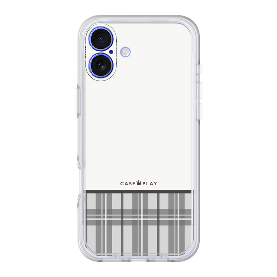 Premium Panel［ CASEPLAY Tartan Check - Gray ］