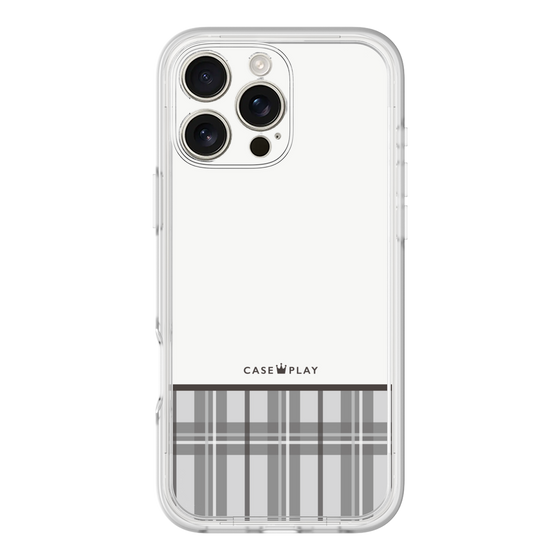 Premium Panel［ CASEPLAY Tartan Check - Gray ］