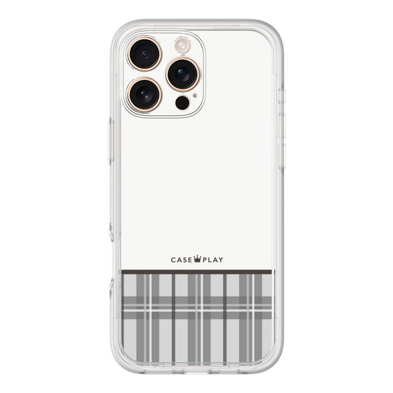 Premium Panel［ CASEPLAY Tartan Check - Gray ］
