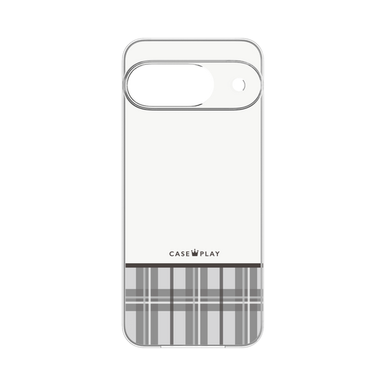 Premium Panel［ CASEPLAY Tartan Check - Gray ］