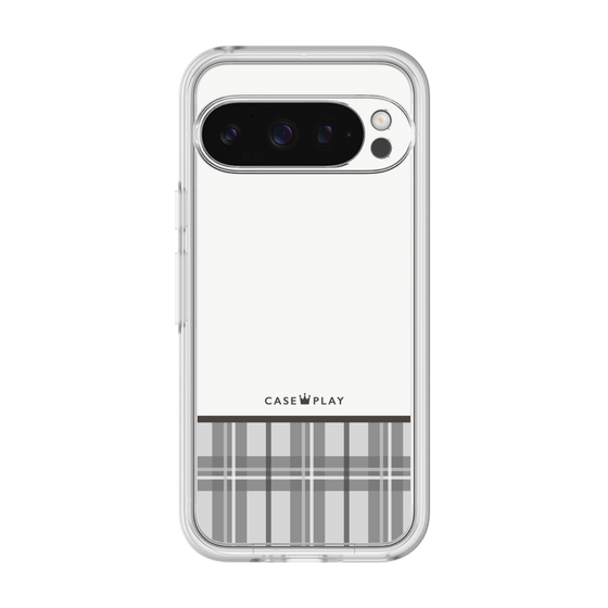 Premium Panel［ CASEPLAY Tartan Check - Gray ］