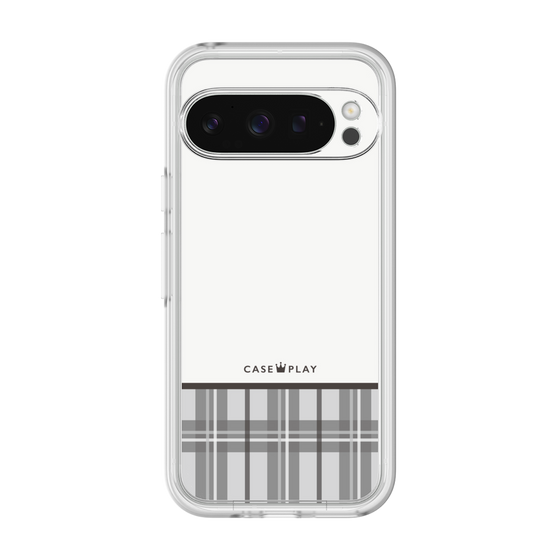 Premium Panel［ CASEPLAY Tartan Check - Gray ］