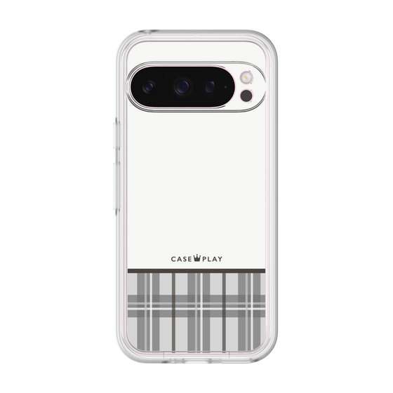 Premium Panel［ CASEPLAY Tartan Check - Gray ］