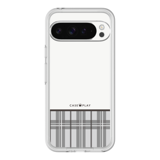 Premium Panel［ CASEPLAY Tartan Check - Gray ］
