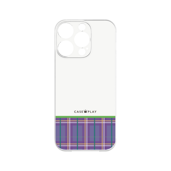 Premium Panel［ CASEPLAY Tartan Check - Purple ］