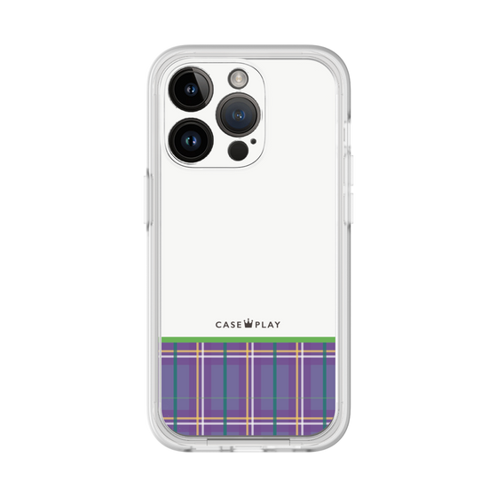 Premium Panel［ CASEPLAY Tartan Check - Purple ］