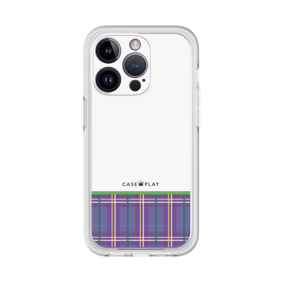 Premium Panel［ CASEPLAY Tartan Check - Purple ］