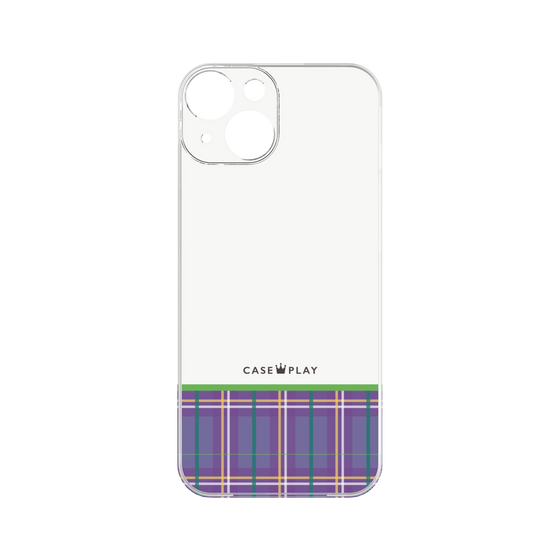 Premium Panel［ CASEPLAY Tartan Check - Purple ］