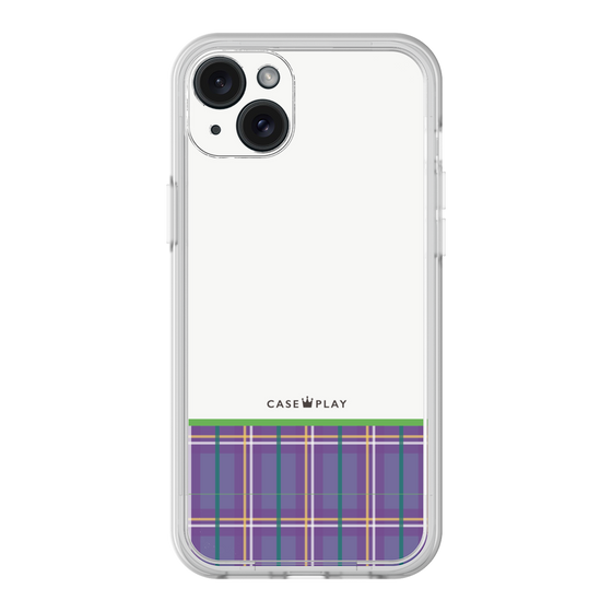 Premium Panel［ CASEPLAY Tartan Check - Purple ］