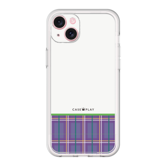 Premium Panel［ CASEPLAY Tartan Check - Purple ］
