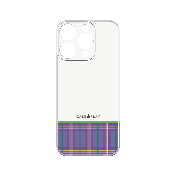 Premium Panel［ CASEPLAY Tartan Check - Purple ］