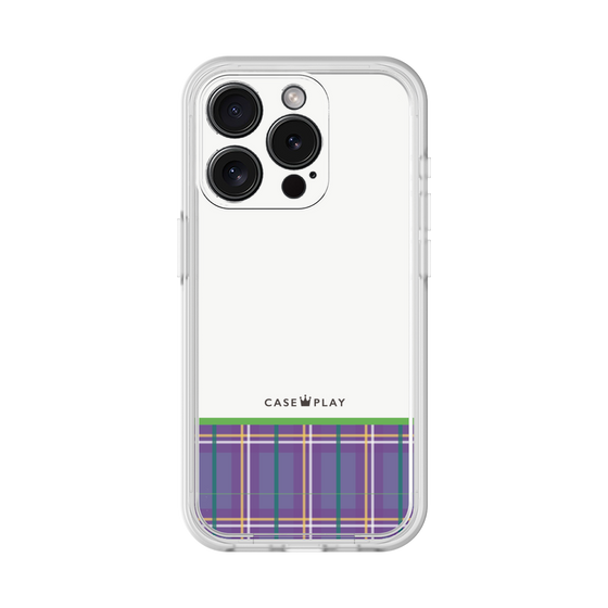 Premium Panel［ CASEPLAY Tartan Check - Purple ］