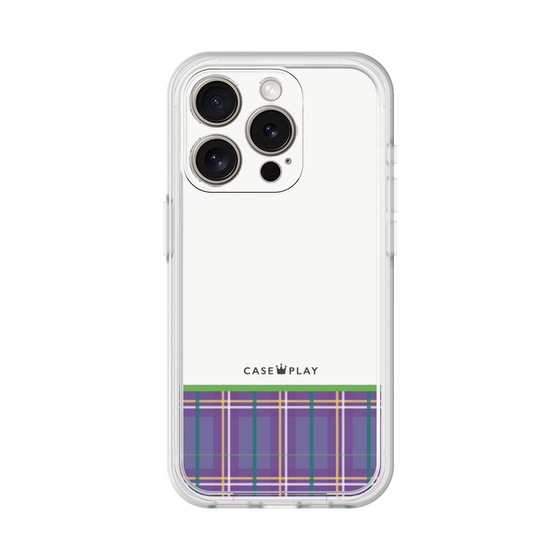 Premium Panel［ CASEPLAY Tartan Check - Purple ］