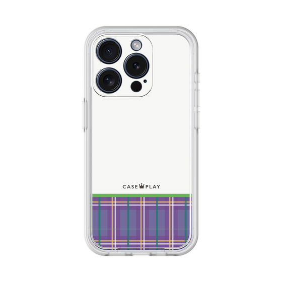 Premium Panel［ CASEPLAY Tartan Check - Purple ］