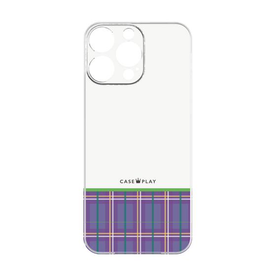 Premium Panel［ CASEPLAY Tartan Check - Purple ］