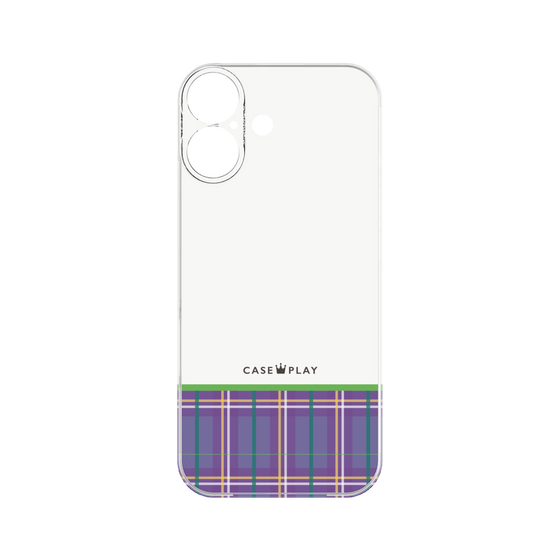 Premium Panel［ CASEPLAY Tartan Check - Purple ］