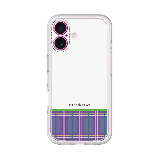 Premium Panel［ CASEPLAY Tartan Check - Purple ］