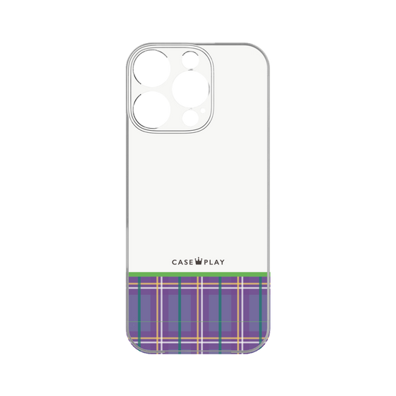Premium Panel［ CASEPLAY Tartan Check - Purple ］