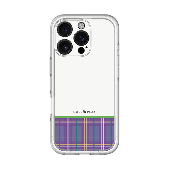 Premium Panel［ CASEPLAY Tartan Check - Purple ］