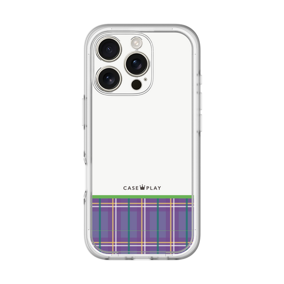 Premium Panel［ CASEPLAY Tartan Check - Purple ］