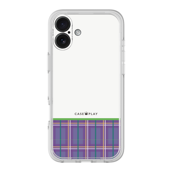 Premium Panel［ CASEPLAY Tartan Check - Purple ］