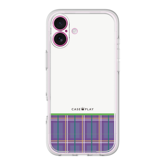 Premium Panel［ CASEPLAY Tartan Check - Purple ］