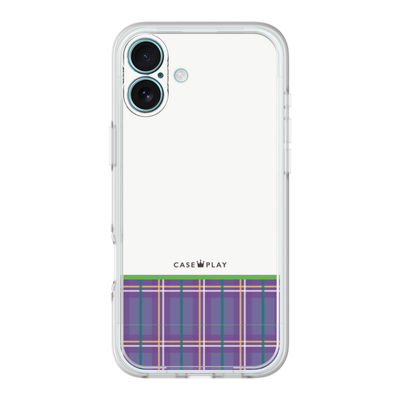 Premium Panel［ CASEPLAY Tartan Check - Purple ］