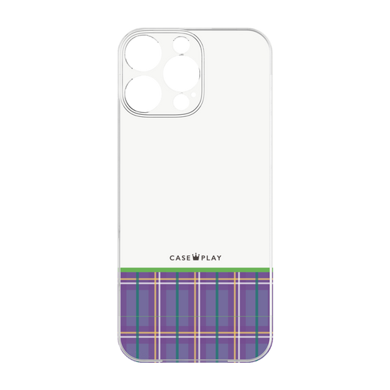 Premium Panel［ CASEPLAY Tartan Check - Purple ］