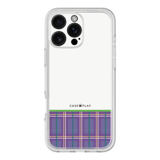 Premium Panel［ CASEPLAY Tartan Check - Purple ］