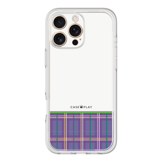 Premium Panel［ CASEPLAY Tartan Check - Purple ］
