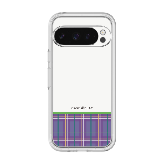 Premium Panel［ CASEPLAY Tartan Check - Purple ］