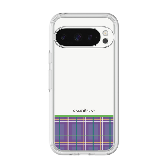 Premium Panel［ CASEPLAY Tartan Check - Purple ］