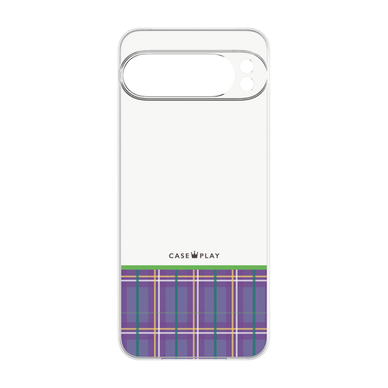 Premium Panel［ CASEPLAY Tartan Check - Purple ］