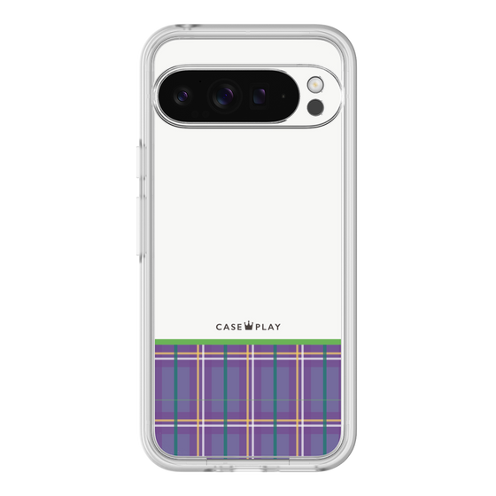 Premium Panel［ CASEPLAY Tartan Check - Purple ］