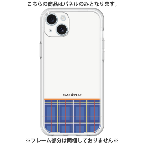 Premium Panel［ CASEPLAY Tartan Check - Blue ］
