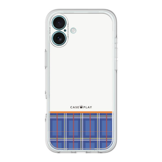 Premium Panel［ CASEPLAY Tartan Check - Blue ］