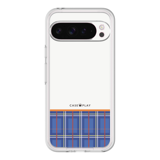 Premium Panel［ CASEPLAY Tartan Check - Blue ］
