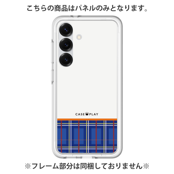 Premium Panel［ CASEPLAY Tartan Check - Blue ］