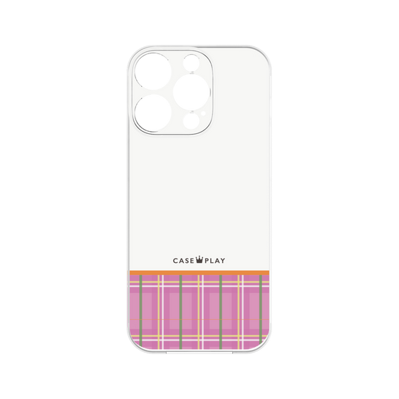 Premium Panel［ CASEPLAY Tartan Check - Pink ］